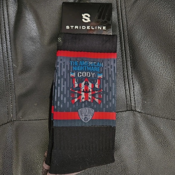 WWE Other - Cody Rhodes American Nightmare WWE AEW Wrestling Men's socks O/S - NWT